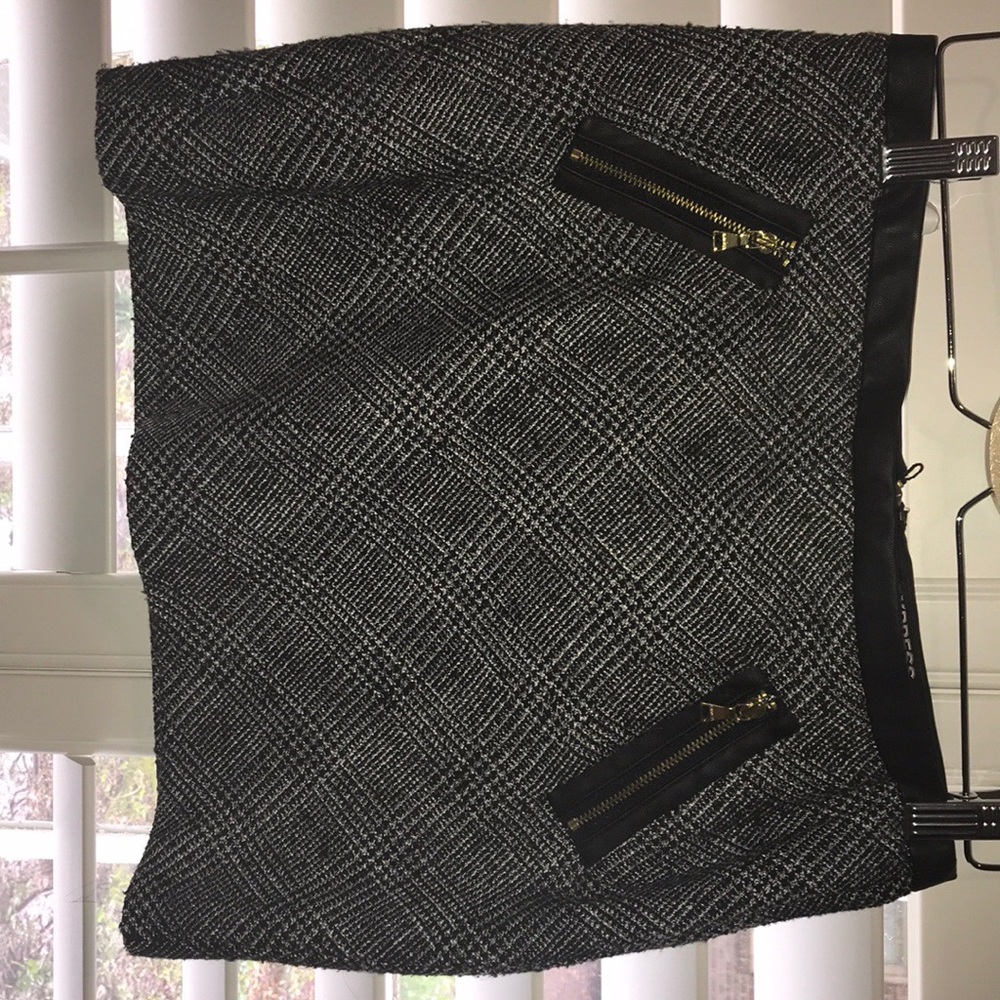 Express plaid skirt